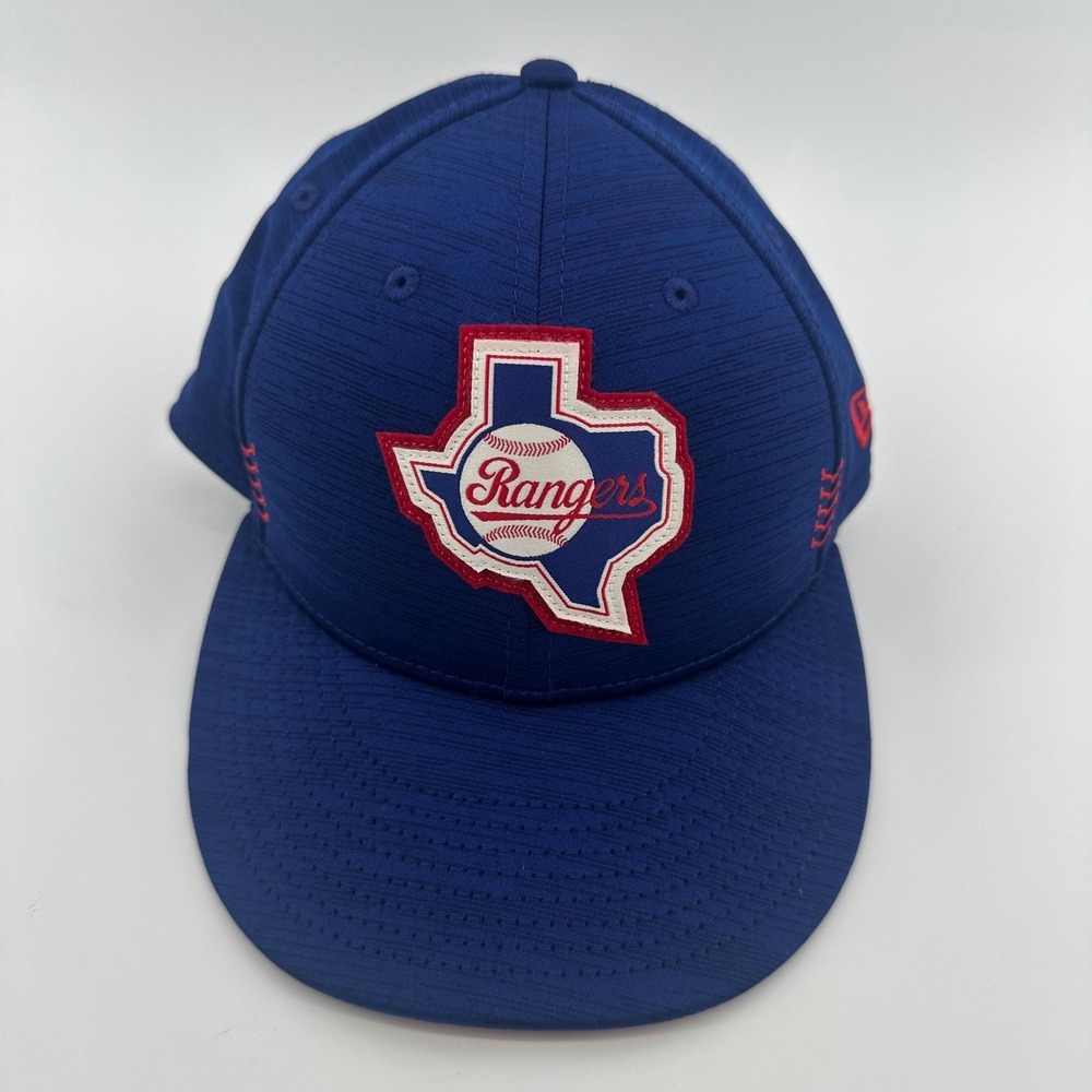Texas Rangers ONFIELD Clubhouse MLB Baseball Fitted Cap Hat 59Fifty 7 1/8 NWOT